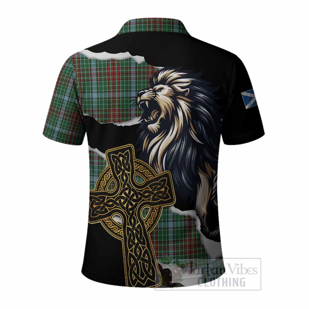 Gayre Tartan Scottish Polo Shirt Lion Celtic Heritage