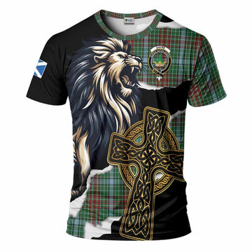 Gayre Tartan Scottish T-Shirt Lion Celtic Heritage