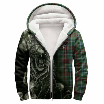 Gayre Tartan Sherpa Hoodie Roaring Lion Heritage