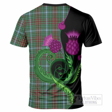 Gayre Tartan T-Shirt Traditional Scottish Thistle