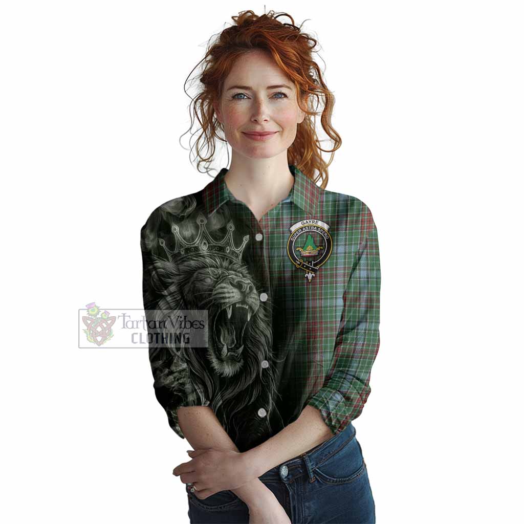 Gayre Tartan Women Casual Shirt Roaring Lion Heritage