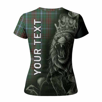 Gayre Tartan Women T shirt Roaring Lion Heritage
