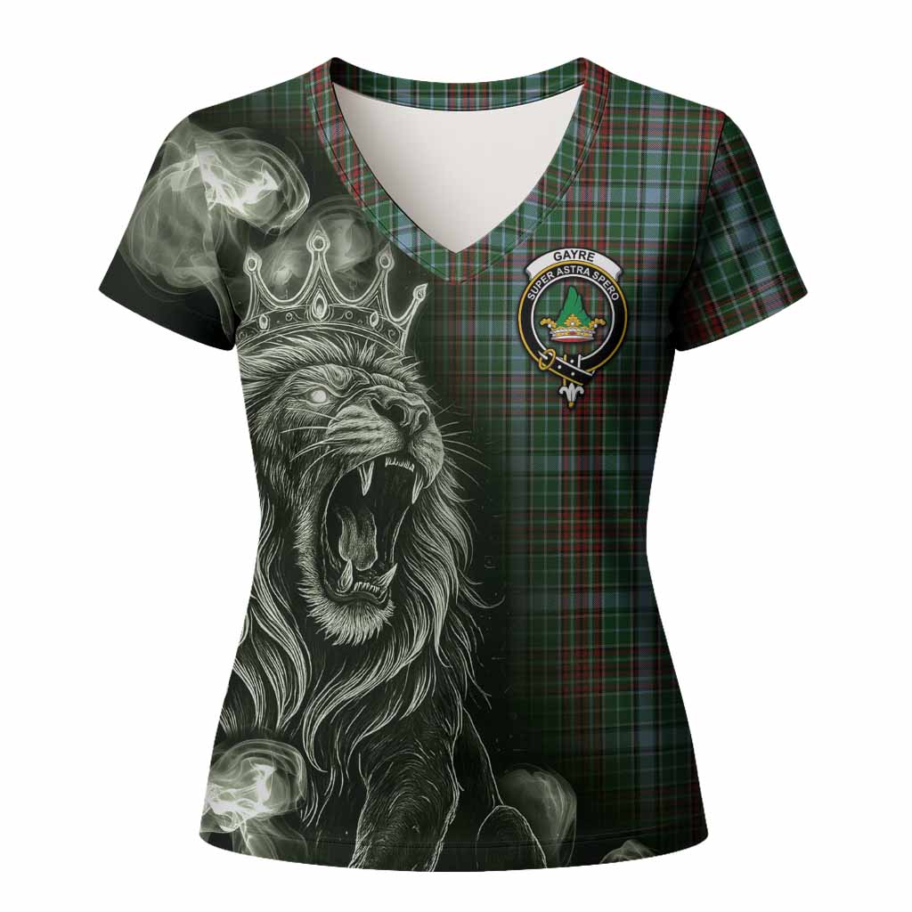 Gayre Tartan Women T shirt Roaring Lion Heritage