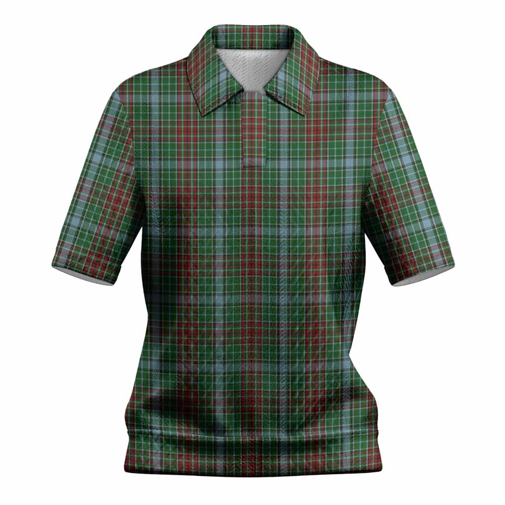 Gayre Tartan Women’s Polo Sweater Top