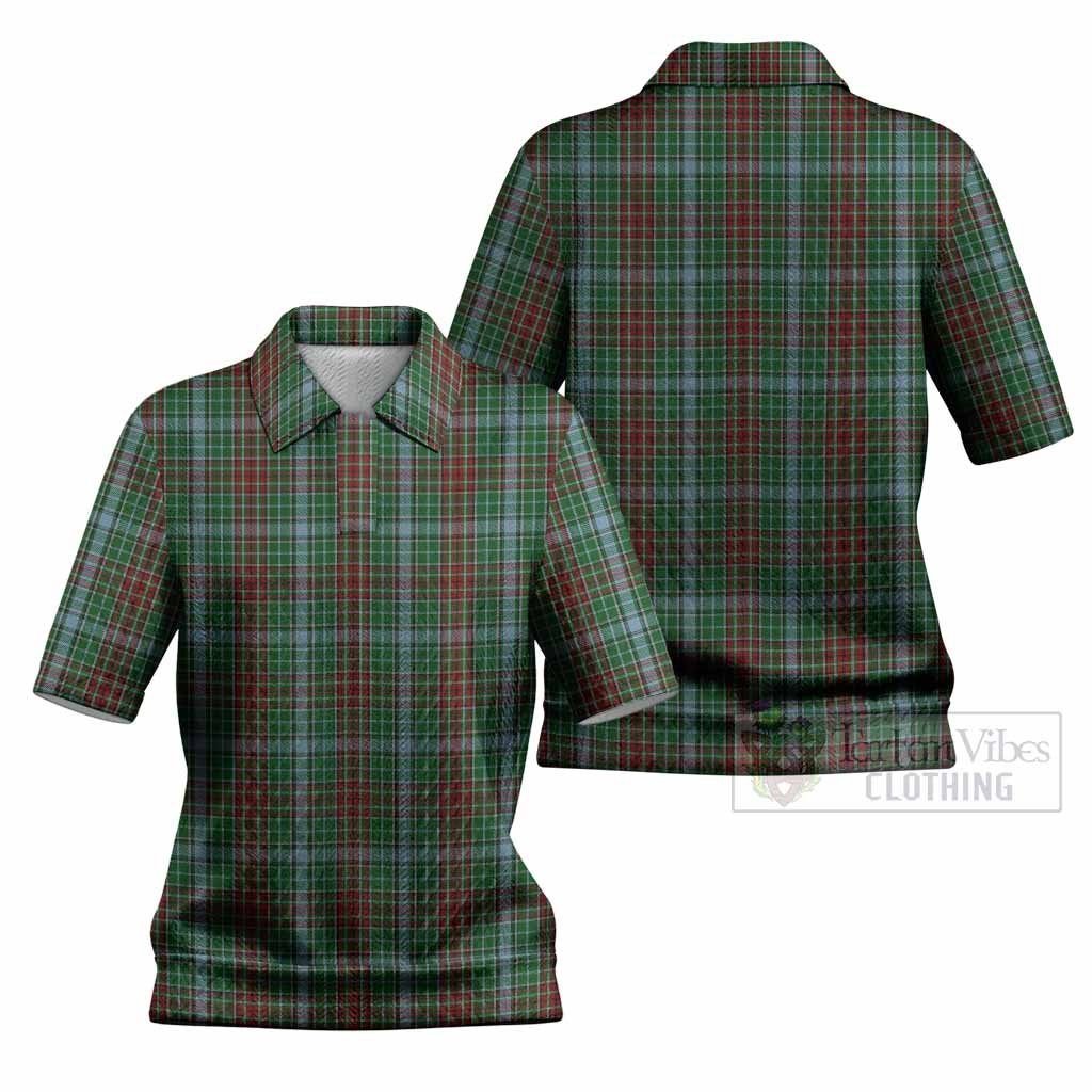 Gayre Tartan Women’s Polo Sweater Top