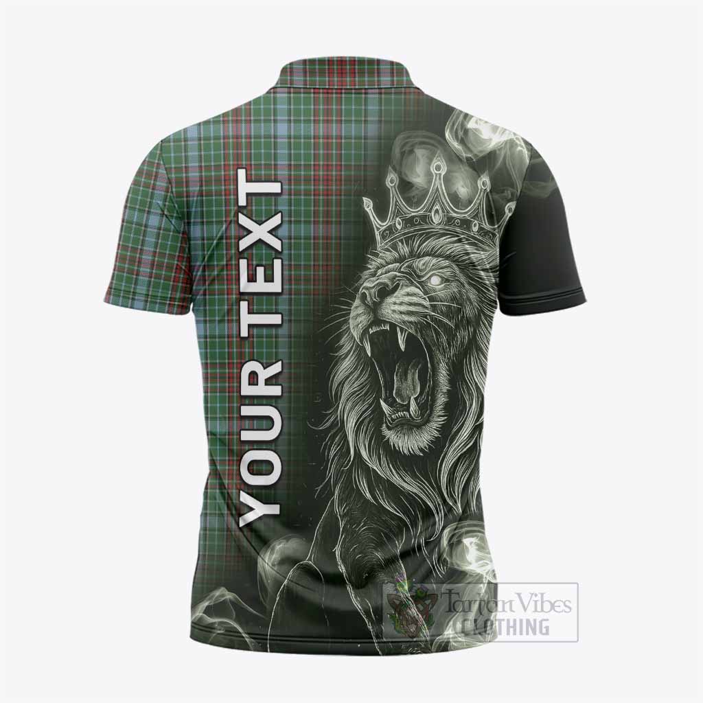 Gayre Tartan Zipper Polo Shirt Roaring Lion Heritage