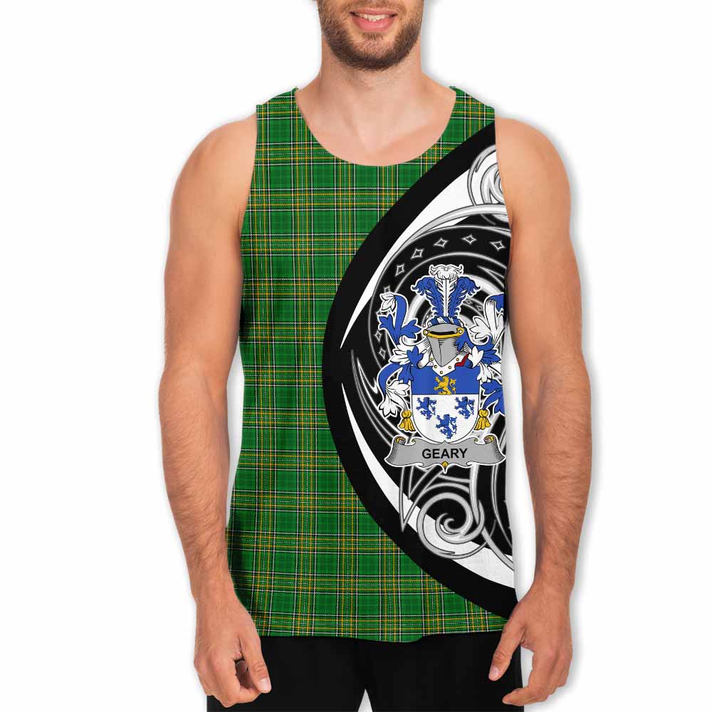 Tartan Vibes Clothing Geary Irish Clan Men's Tank Top Celtic Circle Style