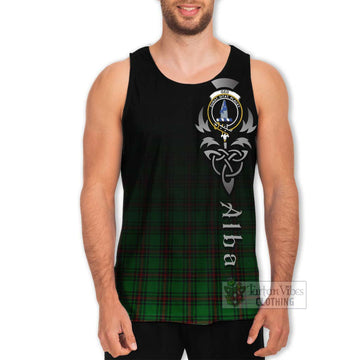 Ged Tartan Men's Tank Top Featuring Alba Gu Brath Family Crest Celtic Inspired Men - Tartan Vibes Clothing