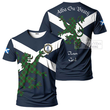 Ged Tartan Lion Rampant T-Shirt Proudly Display Your Heritage with Alba Gu Brath and Clan Name Kid's Shirt - Tartan Vibes Clothing