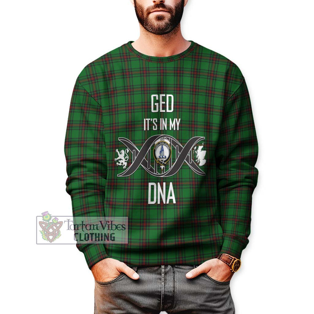 Ged Tartan Sweatshirt with Family Crest DNA In Me Style Unisex - Tartan Vibes Clothing