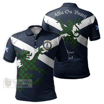Ged Tartan Lion Rampant Polo Shirt Proudly Display Your Heritage with Alba Gu Brath and Clan Name Kid - Tartan Vibes Clothing