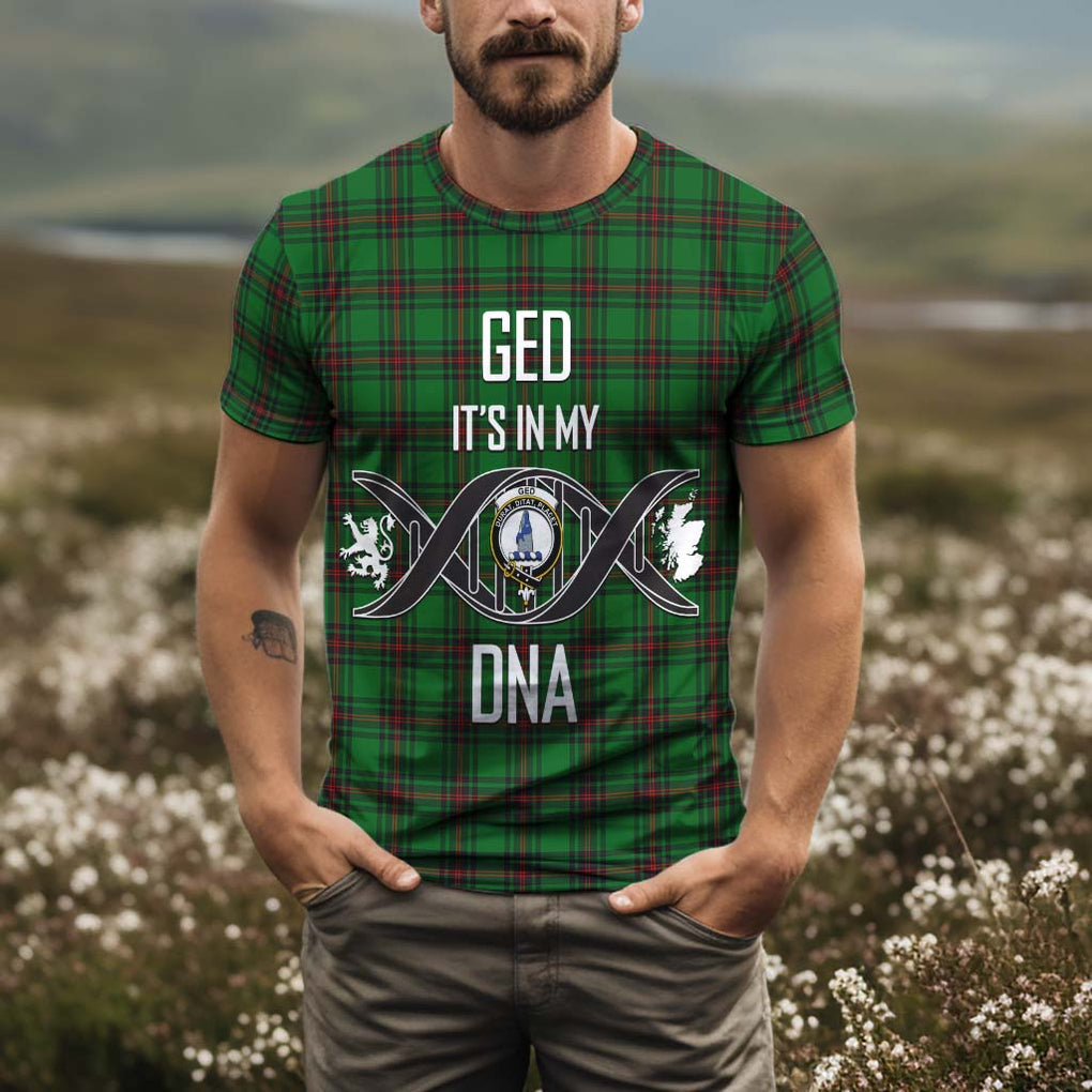 Ged Tartan T-Shirt with Family Crest DNA In Me Style Kid's Shirt - Tartan Vibes Clothing