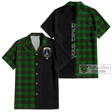 Ged Tartan Hawaiian Shirt with Family Crest and Half Of Me Style Kid - Tartan Vibes Clothing