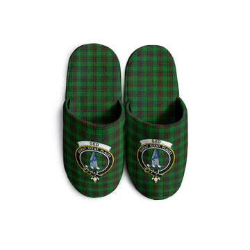 Ged Tartan Home Slippers with Family Crest KIDS - Tartan Vibes Clothing