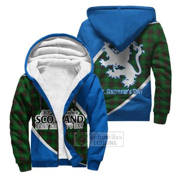Ged Family Crest Tartan Sherpa Hoodie Celebrate Saint Andrew's Day in Style Unisex S - Tartan Vibes Clothing
