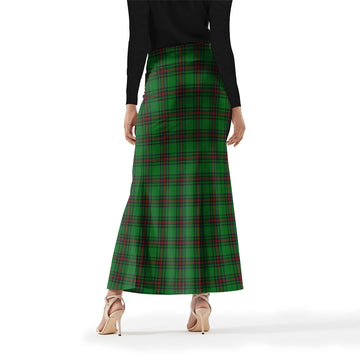 Ged Tartan Womens Full Length Skirt