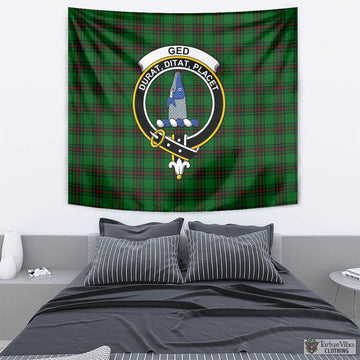 Ged Tartan Tapestry Wall Hanging and Home Decor for Room with Family Crest - Tartan Vibes Clothing