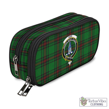 Ged Tartan Pen and Pencil Case with Family Crest - Tartan Vibes Clothing