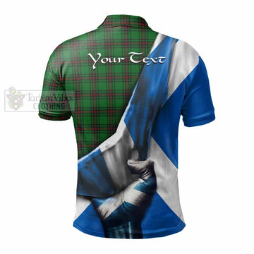 Ged Tartan Polo Shirt with Family Crest Scotland Patriotic Style - Tartan Vibes Clothing