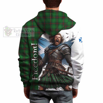 Ged Crest Tartan Hoodie Inspired by the Freedom of Scottish Warrior - Tartan Vibes Clothing