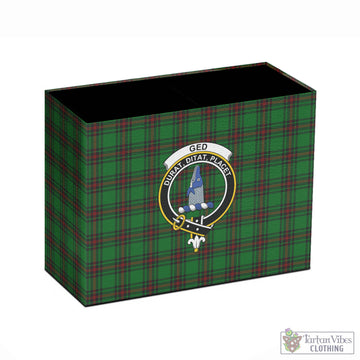 Ged Tartan Pen Holder with Family Crest - Tartan Vibes Clothing