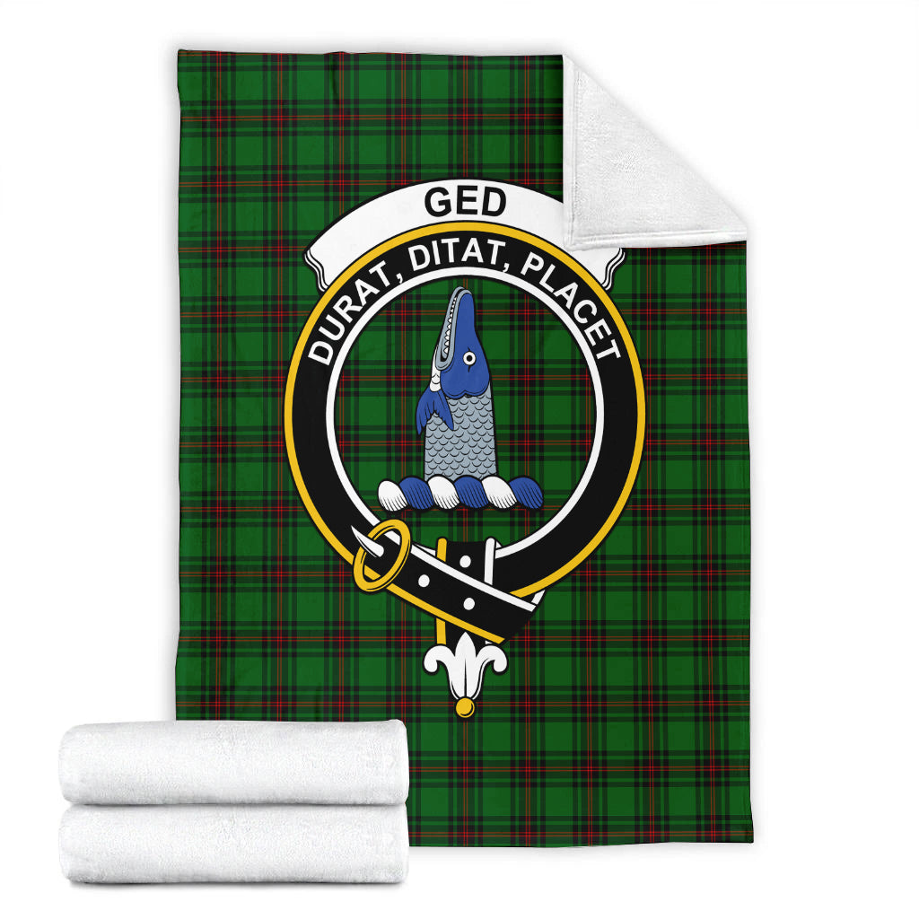 Ged Tartan Blanket with Family Crest - Tartan Vibes Clothing