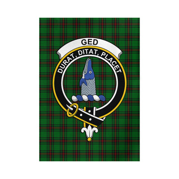 Ged Tartan Flag with Family Crest - Tartan Vibes Clothing