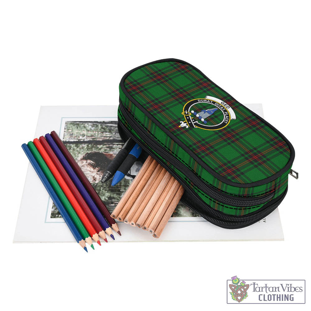 Ged Tartan Pen and Pencil Case with Family Crest - Tartan Vibes Clothing
