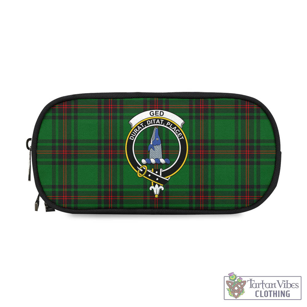 Ged Tartan Pen and Pencil Case with Family Crest - Tartan Vibes Clothing