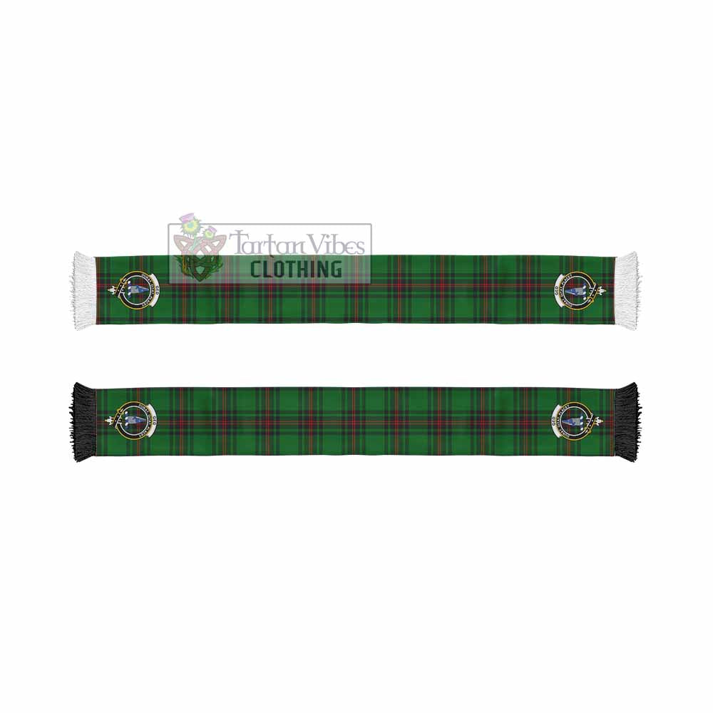 Ged Tartan Ruffneck Scarf with Family Crest - Tartan Vibes Clothing