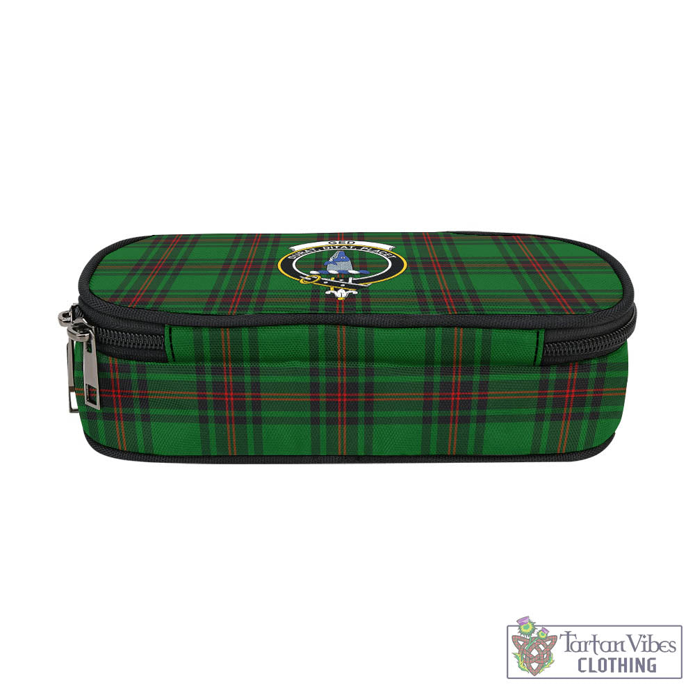 Ged Tartan Pen and Pencil Case with Family Crest - Tartan Vibes Clothing