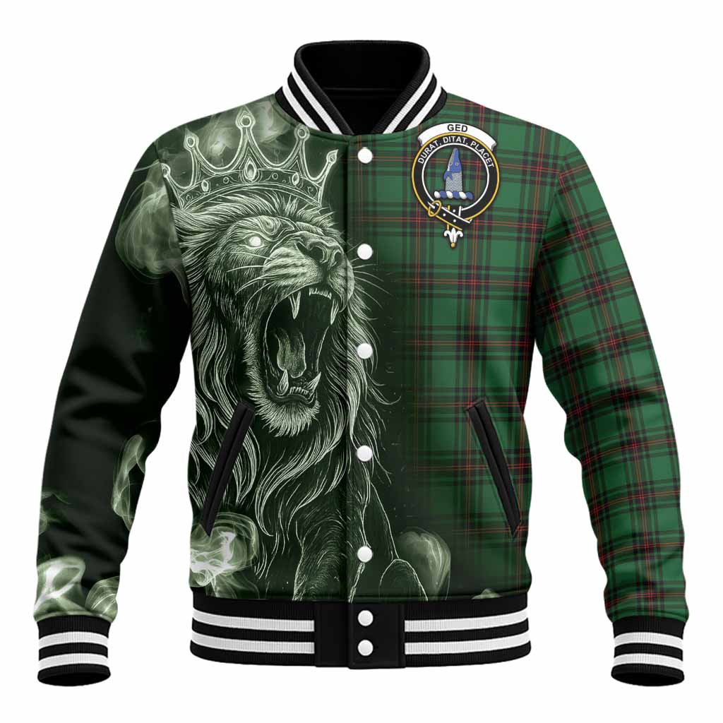 Ged Tartan Baseball Jacket Roaring Lion Heritage