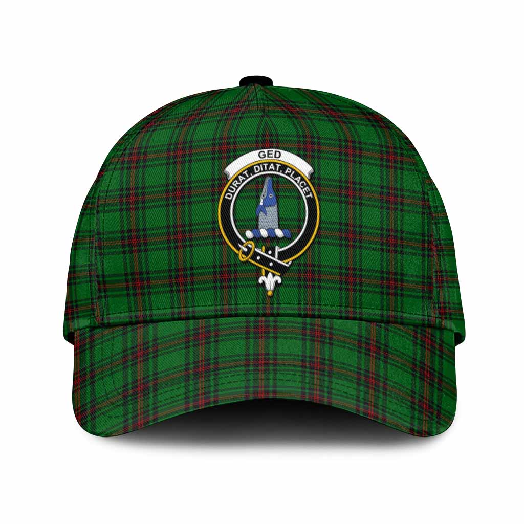 Ged Tartan Classic Cap with Family Crest