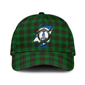 Ged Tartan Classic Cap with Family Crest In Me Style