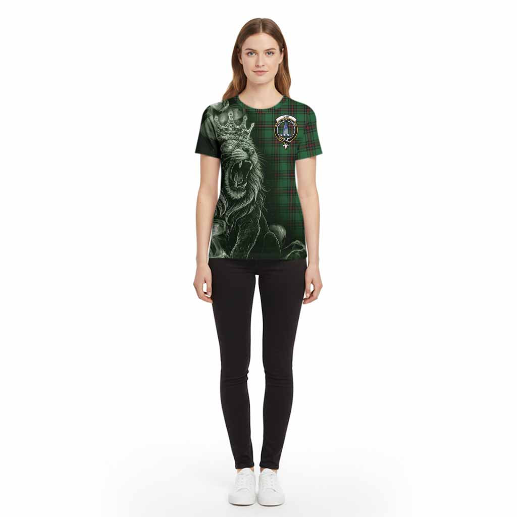 Ged Tartan Cotton T-shirt Roaring Lion Heritage