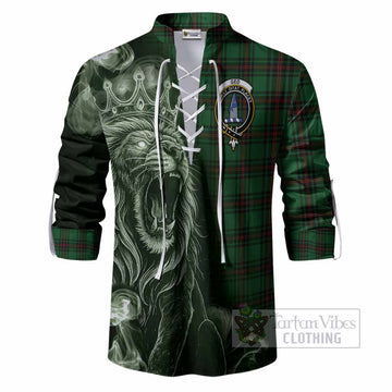 Ged Tartan Ghillie Shirt Roaring Lion Heritage