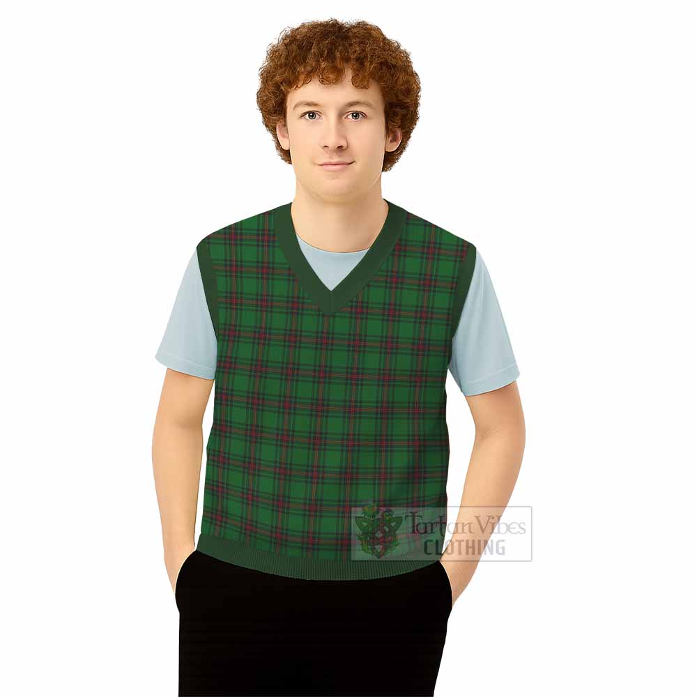 Ged Tartan Knitted V-Neck Vest - Tartan Vibes Clothing