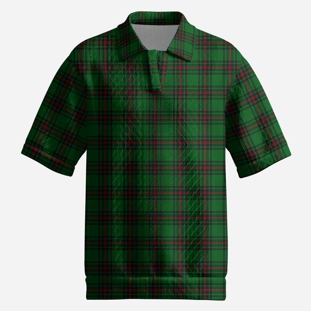 Ged Tartan Men’s Polo Sweater Top