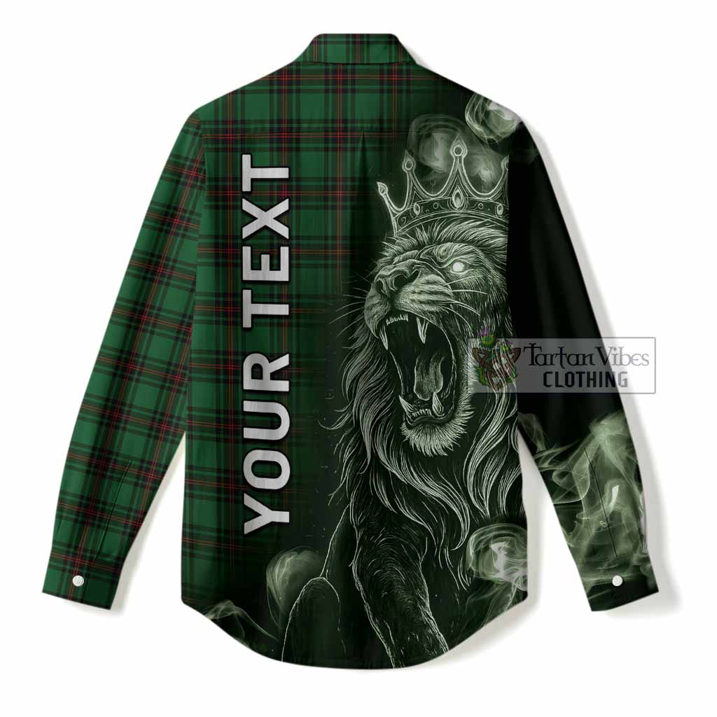 Ged Tartan Women Casual Shirt Roaring Lion Heritage