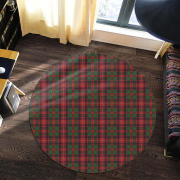 Geddes Tartan Round Rug Premium Round Rug - Tartan Vibes Clothing