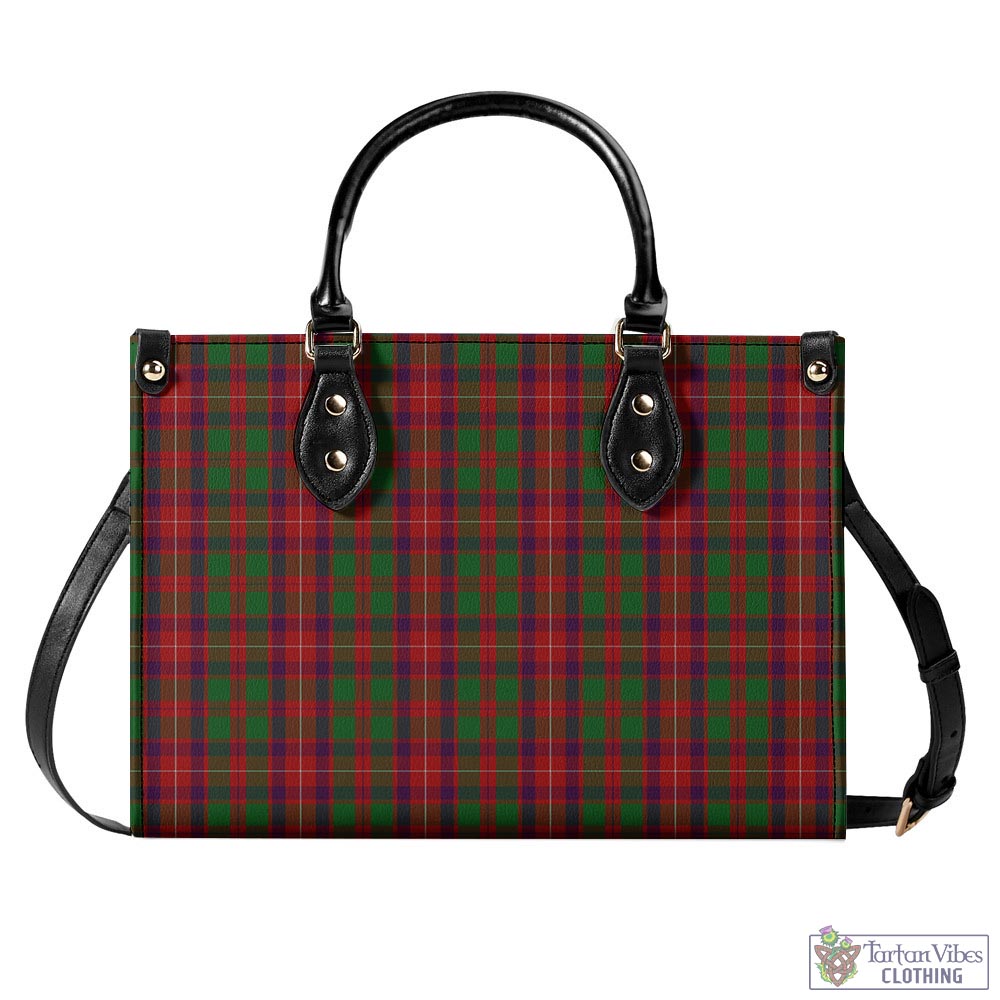 Geddes Tartan Luxury Leather Handbags L - Tartan Vibes Clothing