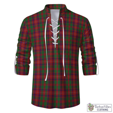 Tartan Vibes Clothing Geddes Tartan Men's Scottish Traditional Jacobite Ghillie Kilt Shirt
