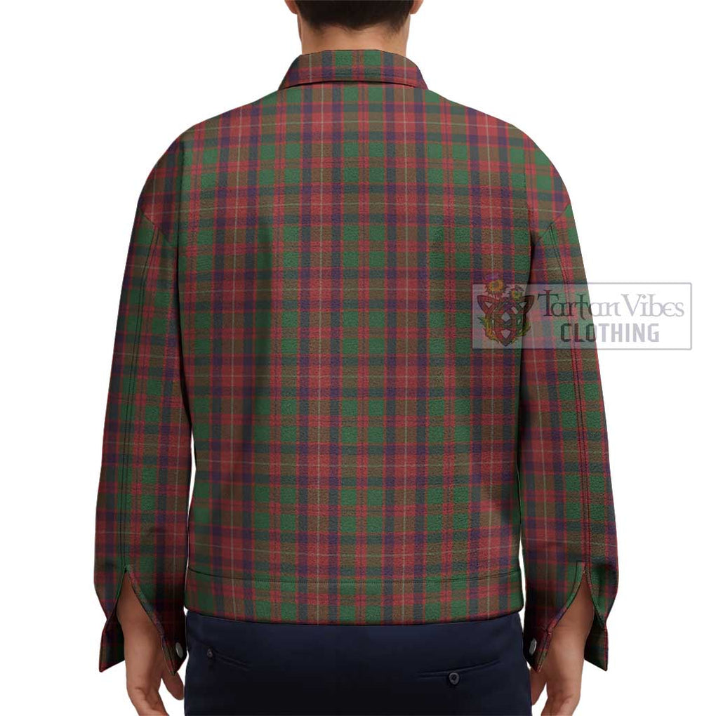Geddes Tartan Unisex Lapel Cotton Jacket - Tartan Vibes Clothing