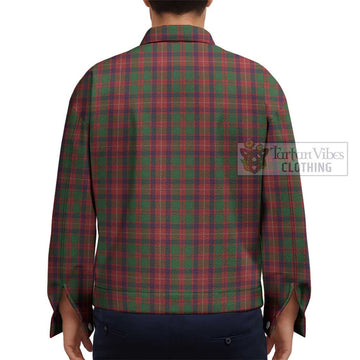 Geddes Tartan Unisex Lapel Cotton Jacket - Tartan Vibes Clothing