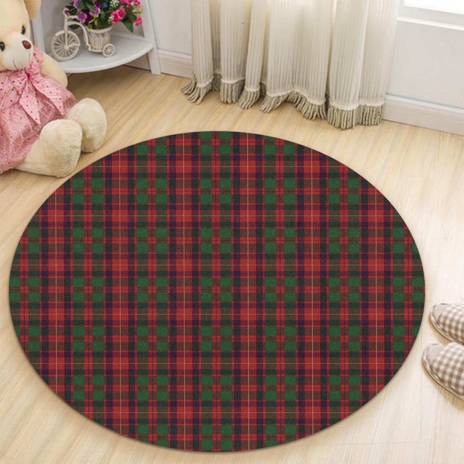 Geddes Tartan Round Rug - Tartan Vibes Clothing