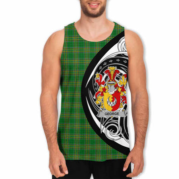 George Irish Clan Men's Tank Top Celtic Circle Style