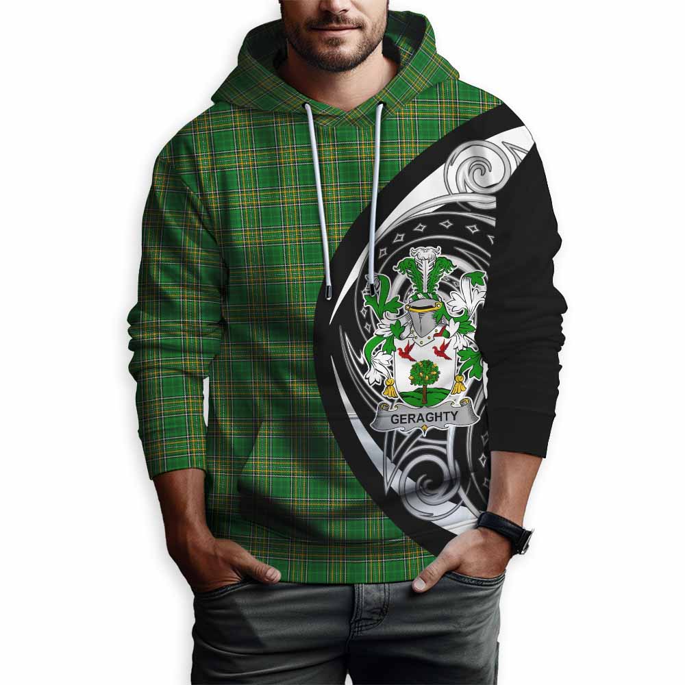 Geraghty Irish Clan Hoodie Celtic Circle Style Pullover Hoodie - Tartan Vibes Clothing