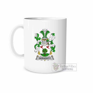 Geraghty Irish Clan Coat of Arms Ceramic Mug