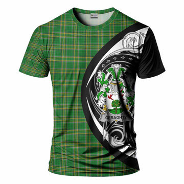 Tartan Vibes Clothing Geraghty Irish Clan T-Shirt Celtic Circle Style