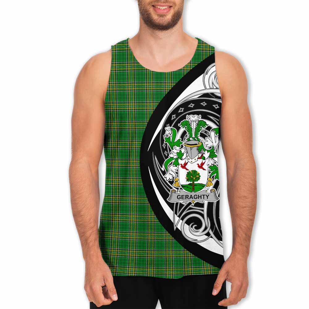 Geraghty Irish Clan Men's Tank Top Celtic Circle Style Men - Tartan Vibes Clothing